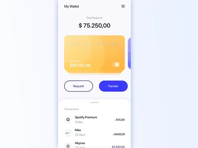 Banking App ui ux