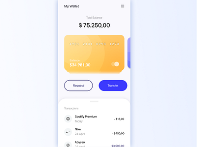Banking App ui ux