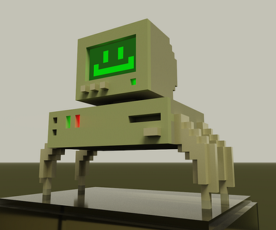 Gigu 3d character computer game voxel voxelart