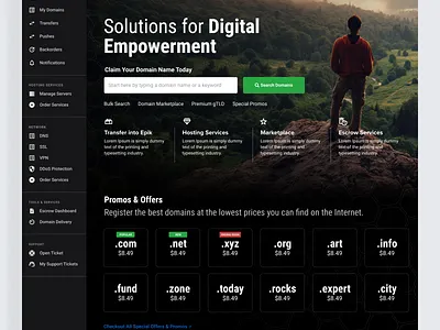 Homepage Design branding clean design homepage landing layout ui web