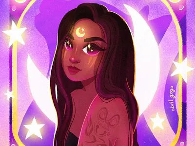 Spirit Animal animal cat catgirl gato girl illustration photoshop spirit spirit animal