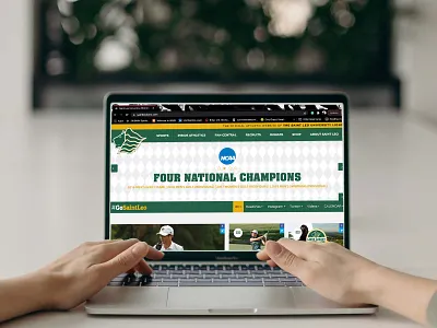 Saintleolions.com branding design typography
