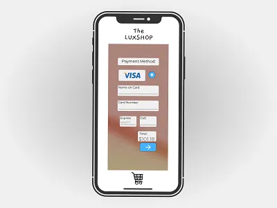 #DailyUI Day 2 *:･ﾟ✧ commerce credit card design figma minimal re:logan shopping store typography ui