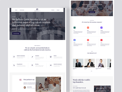 marathonlabHome corporate design typography ui ux