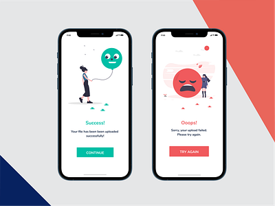 Flash Message 011 11 dailyui design error failed figma flash message flash message design flash message iphone illustration iphone opps success successfully ui ui daily 011 ui design uidaily 011 uiux