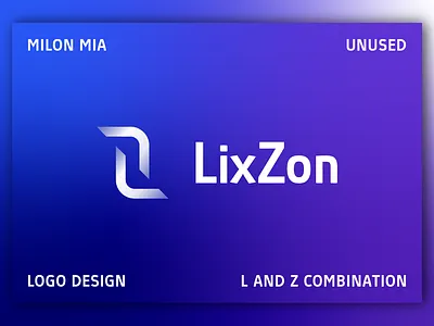 LixZon branding design graphic design icon identity illustration l latter latter logo logo logo branding logo creation logo design logo folio logo idea logo maker minimal modern logo vector z latter