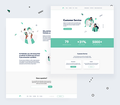 Hellodoc - Homepage design ui ux webdesign