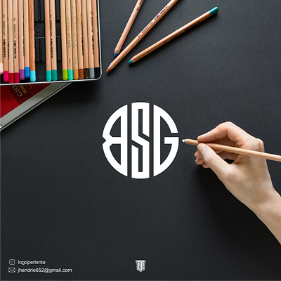 BSG monogram logo apparel brandingidentity bsg logo clothing icon illustration lettering logo logo design logos logotype minimal logotype monogram symbol typography