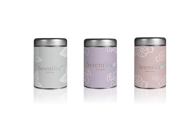 Beverage Branding: SereniTea branding design graphic design icon illustration logo marketing typography vector