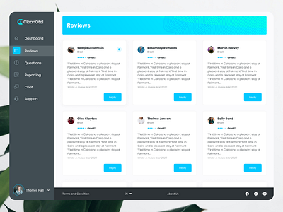 CleanOtel booking branding clean covid 19 dashboard design health logo travel web app web design