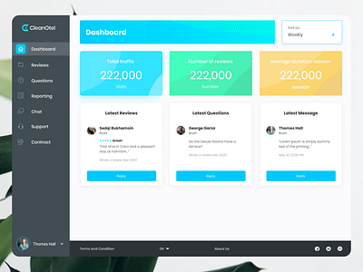 CleanOtel booking branding clean covid 19 dashboard design health hotel travel ui uiux ux web app web design
