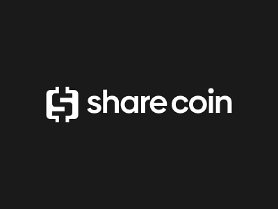 sharecoin -Cryptocurrency Logo Design: Letter S + Coin altcoin app blockchain branding connection cosmos crypto cryptocurrency currency design ethereum futuristic gradient icon letter s logo logo design modern logo software vector