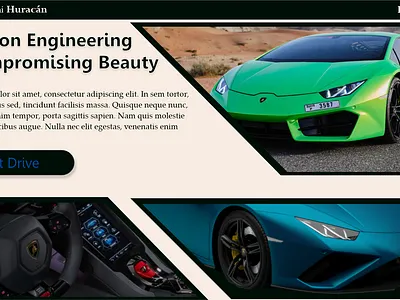 Car company website concept design design graphic design ui website design