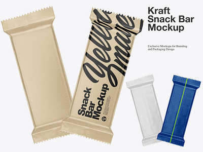 Paper Snack Bar Mockup bar chocolate bar design download mockup free download free mockup logo mockup psd snack snack bar