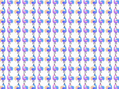 Peacock wrapping design graphic design icon illustration illustrator peacock ui design vector wrapping