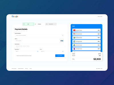 Google Checkout Redesign checkout checkout design google google ui ui design