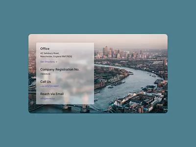 Contact Details Card app branding company website construction company website construction website contact card contact page design illustration logo ravgeet ravgeet dhillon ravsam redesign transparent card ui vector web design website development