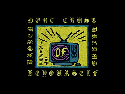 DON'T TRUST branding content creator graphic graphic design illustration logo motion graphics ui vector