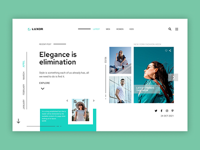 Fashion & style site design branding design graphic design graphicsdes illustration trending typography ui uiinspiration uitrends uiux ux uxinspiration uxtrends web webdesign website