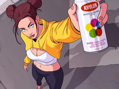 Tag Walls, Punch Fascists 80s 90s art direction character design design illustration panama