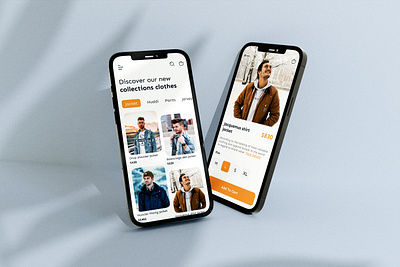 Clothing E-commerce App app design cloth clothes clothing design e commerce e commerce e commerce app e commerce design e commerce shop ecommerce fashion minimal mobile mobile app mobile app design mobile ui product shop store