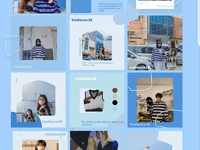 Intagram feed branding design graphic design illustration