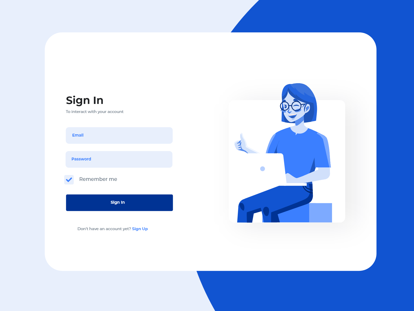 Intranet Portal sign in page by Abu Qumar on Dribbble
