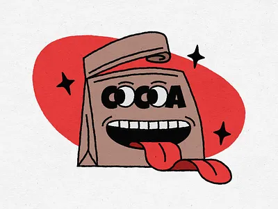 Cacao branding design icon illustration logo vector