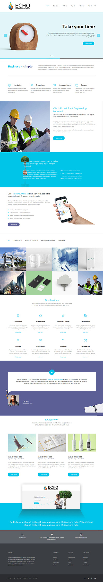 Echo Engineering design web