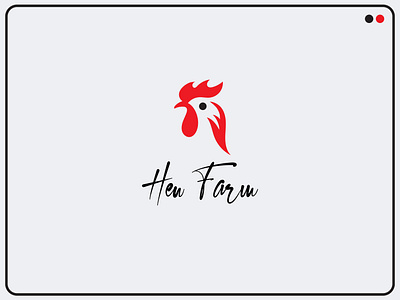 Hen farm logo design | Hen logo design app branding design graphic design icon illustration logo ui ux vector