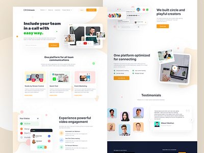 Crimson SaaS Landing Page UI best landing page design best ui collaboration cxd design landing page landing page design team communication team work top landing page ui ui design ui trend uiux user experience design ux ux design uxui web design webui