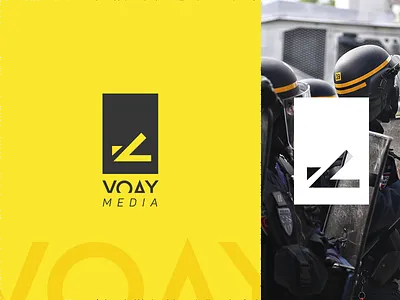 Voay Media - Logo design aligator branding crocodile design logo mark media news