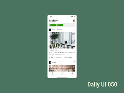 DailyUI 050 Job Listing 050 dailyui dailyui 050 job listing job listing