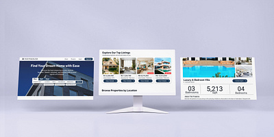 UI/UX Design for Real Estate Property Listing graphic design ui