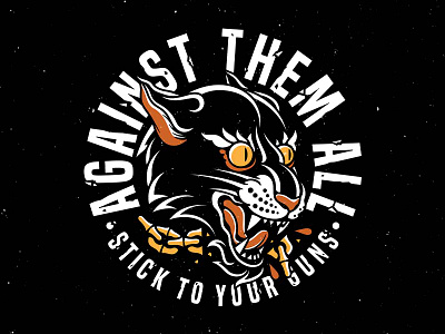 AGAINST THEM ALL apparel appareldesign art banddesign branding design designforsale drawing graphic design illustration logo logodesign merchdesign patch pin stickers streetwear tattoo teedesign tshirtdesign