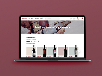 Vivino Shop design illustration