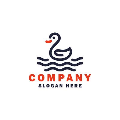 Duck logo brand branding design graphic design illustration logo logo design ui ux vector