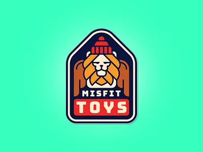 Misfit Toys Team Logo beanie lion logo misfit moonracer rudolph yukon