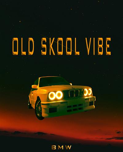 Old Skool VIBE adobe art digita graphic design photoshop typography