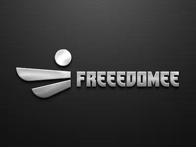 Freedom Logo (FREEEDOMEE) 3d brand identity branding freedom graphic design logo logo and barinding