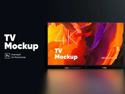 TV Mockup apple application clean display interface monitor night os presentation pro night retina screen theme tv tv screen ui ux web webpage website