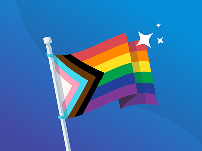 Pride ally flag illustration pride truelayer