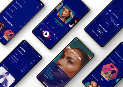 Great Beat - Music App Design Concept 3d animation app behance booted branding cooldesigns creativity deisgn concept design dribbble graphic design illustration logo motion graphics music app musical new idea ui vector
