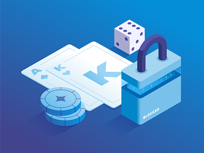 Gambling block igaming illustration isometric open banking truelayer