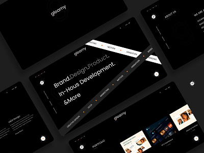 Design Agency Web Concept animation creative design creative design agency design agency digital landing page marketing uiux web design web ui