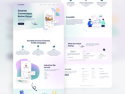 Times Mobile Website Layout#2 app branding company design designing graphic design illustration mobile ui ux vector webdesign website