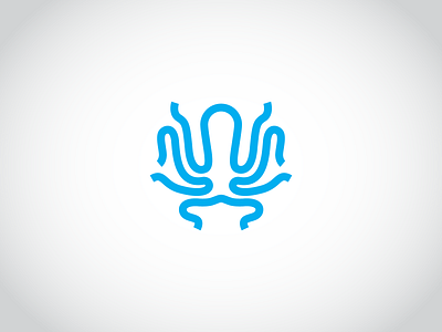 Blue-Ringed Octopus brand design logo octopus