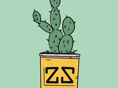 Pizza & Beer art beer cactus design dessert illustration pizza vintage