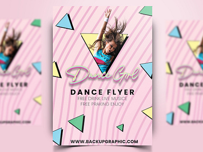 Dance Girls Flyer Template Design Download back backup backupgraphic branding chand design flyer flyer design flyer template flyerdesign flyers illustration logo poster poster art poster design posterdesign posters psdtemplate templatepsd