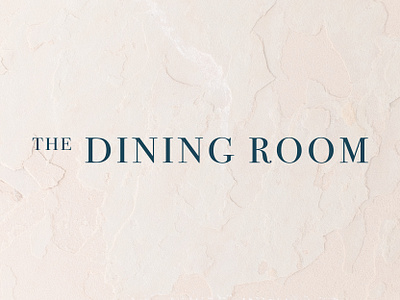 The Dining Room Branding art direction branding design graphic design typography